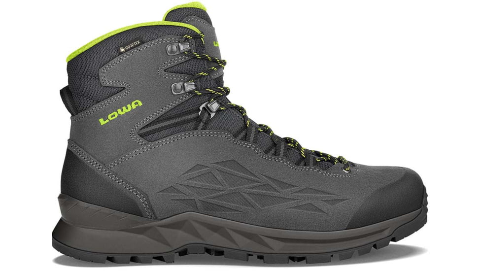 Lowa Explorer II GTX Mid Shoes - Mens, Anthracite/Lime, 11 US, Medium, 2107609702-ANTLIM-M-11