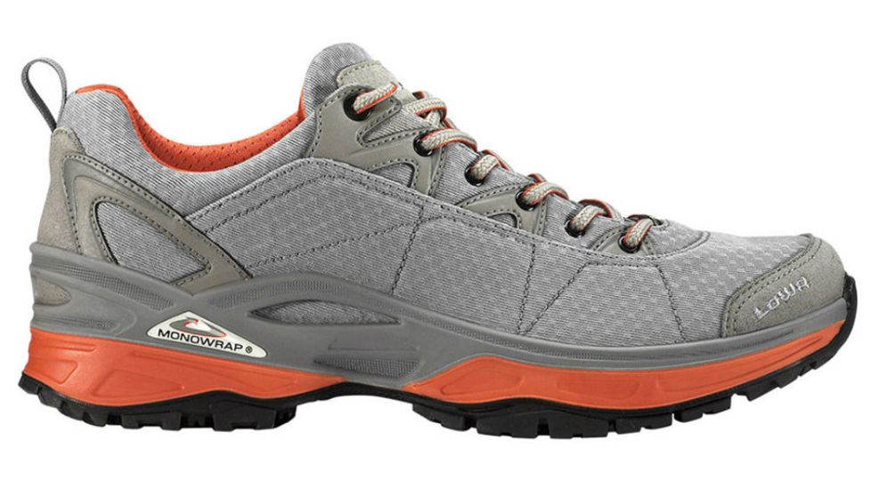 Lowa Ferrox GTX Lo Hiking Shoe - Men's-Gray/Orange-Medium-9