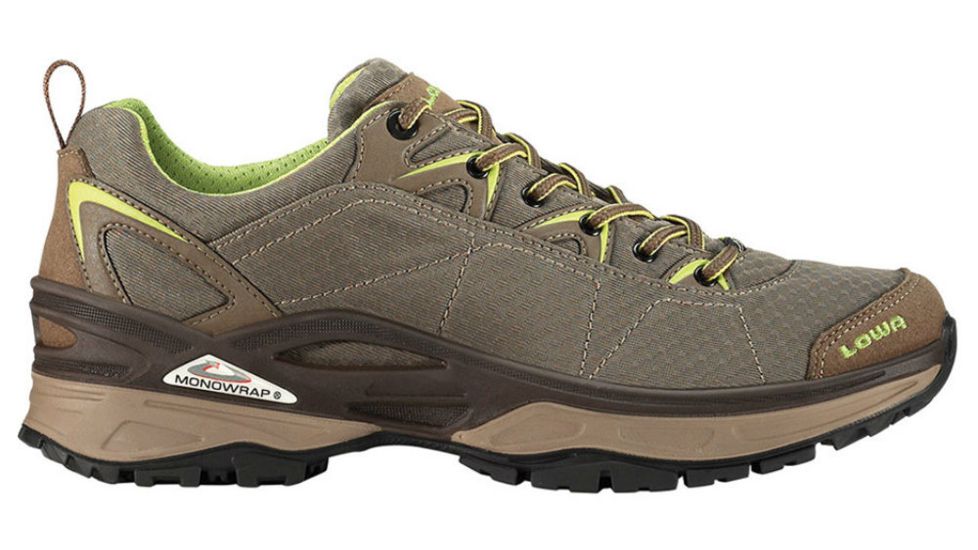 Lowa Ferrox GTX Lo Hiking Shoe - Men's-Taupe/Green-Medium-9