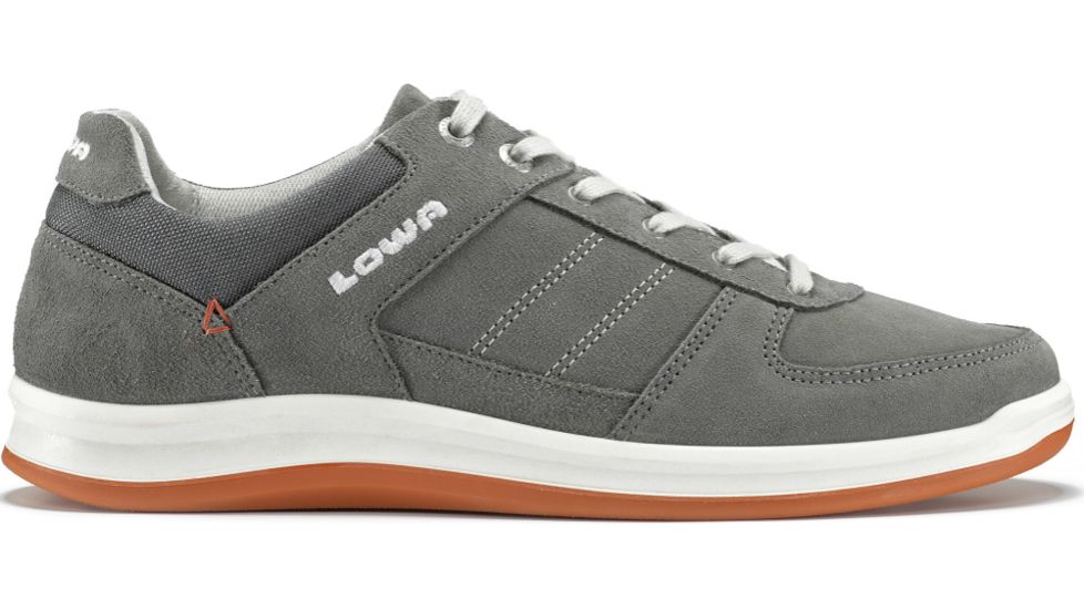 Firenze Lo Casual Shoe - Mens-Grey/Orange-Medium-11.5