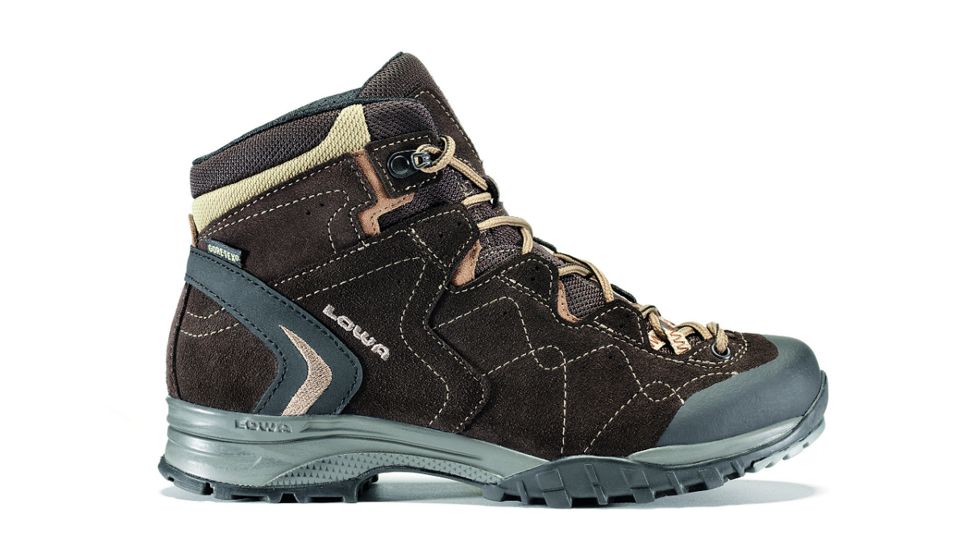 Lowa Focus QC GTX Hiking Boot - Women's-Brown/Beige-Medium-5.5 US