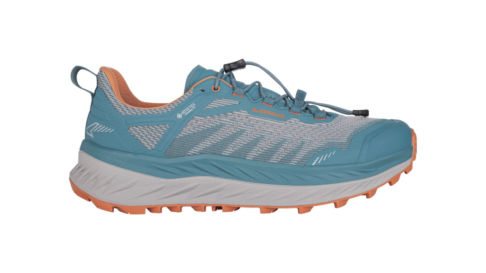 Lowa Fortux GTX Hiking Shoes - Men's, Smoke Blue/Rust, 11, 3108146674-SBURST-M110