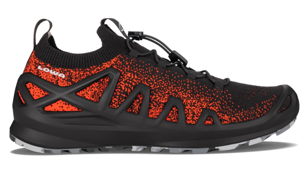 Lowa Fusion 2.0 Lo Shoes - Mens, Black/Red, 8.5, 3114189901-BLKRED-M085