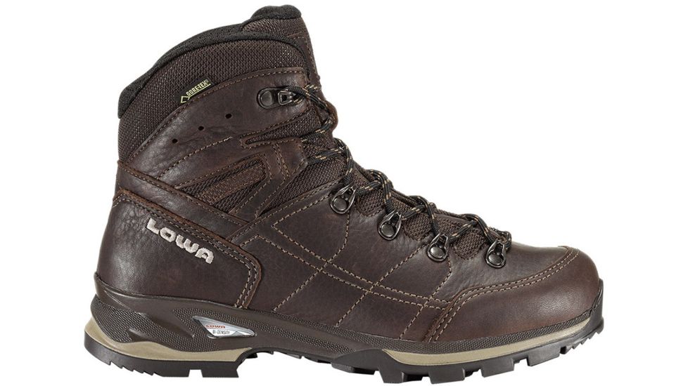 Lowa Hudson GTX Mid Hiking Boot - Women's-Dark Brown-Medium-9.5
