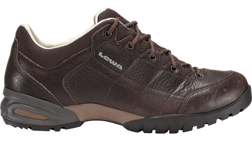 Lowa Hudson LL Lo Hiking Shoe - Men's-Dark Brown-Medium-9