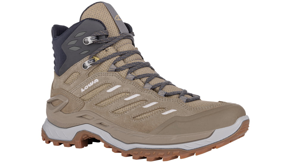 Lowa Innovo Mid Hiking Shoes - Womens, Dune/Grey, 6.5, 3213364833-DUNGRY-M065