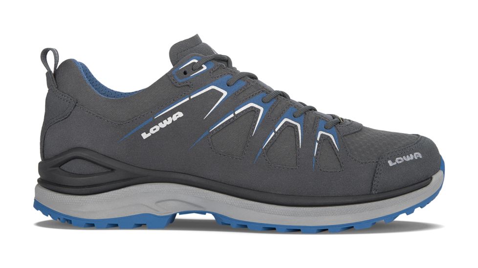Lowa Innox Evo GTX Lo Hiking Shoe - Mens, Asphalt/Blue, 11.5, Medium, 3106119340-ASPBLU-M115