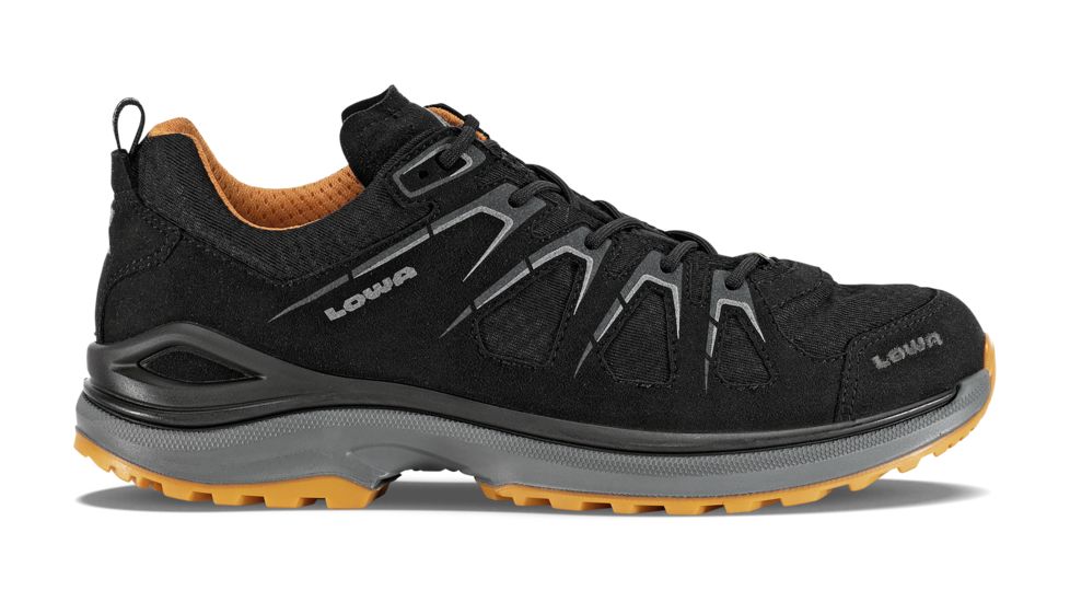 Lowa Innox Evo GTX Lo Hiking Shoe - Mens, Black/Orange, 10.5, Medium, 3106110920-BLKORG-M105