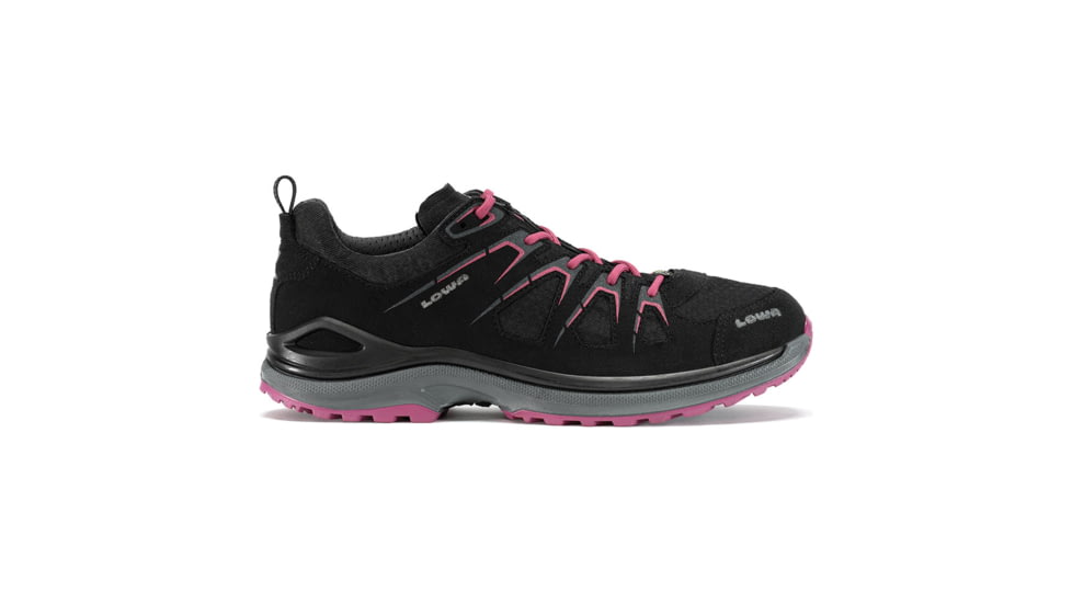 Lowa Innox Evo GTX Lo Trail Running Shoe, Medium - Womens, Black/Berry, 6 3206169952-M060