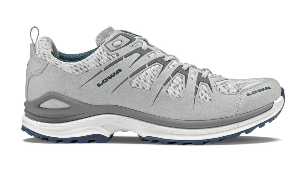 USED Lowa Innox Evo Lo Trailrunning Shoe - Women's, Light Gray/Petrol, 8.5, Medium, 3207009374-LGYPET-M085, EDEMO1
