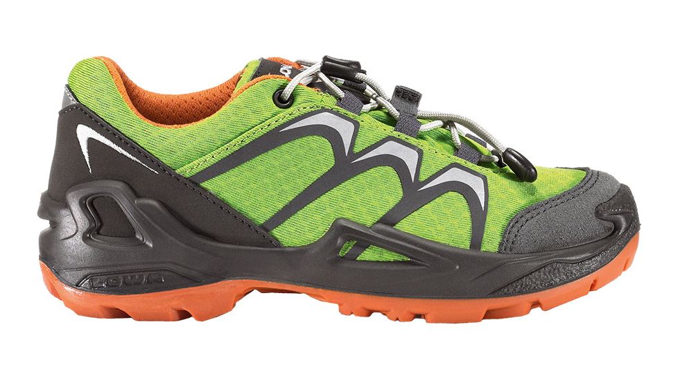 Lowa Innox GTX Lo Jr Hiking Shoe - Kid's-Lime/Orange-7 Youth