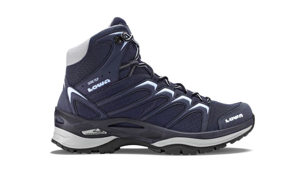 Lowa Innox GTX Mid Hiking Boot - Womens, Navy/Ice Blue, 5.5, Medium, 3206076917-NAVIBU-M055