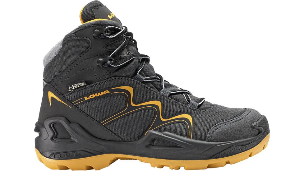 Lowa Innox GTX Mid Jr Hiking Boot - Kid's-Anthracite/Curry-13 Kid