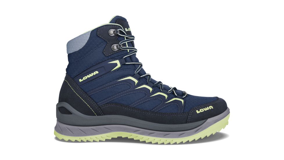 Lowa Innox Ice GTX Mid Winter Hiking Boot - Womens, Navy/Mint, 7, Medium, 4206026908-NAVMNT-M070