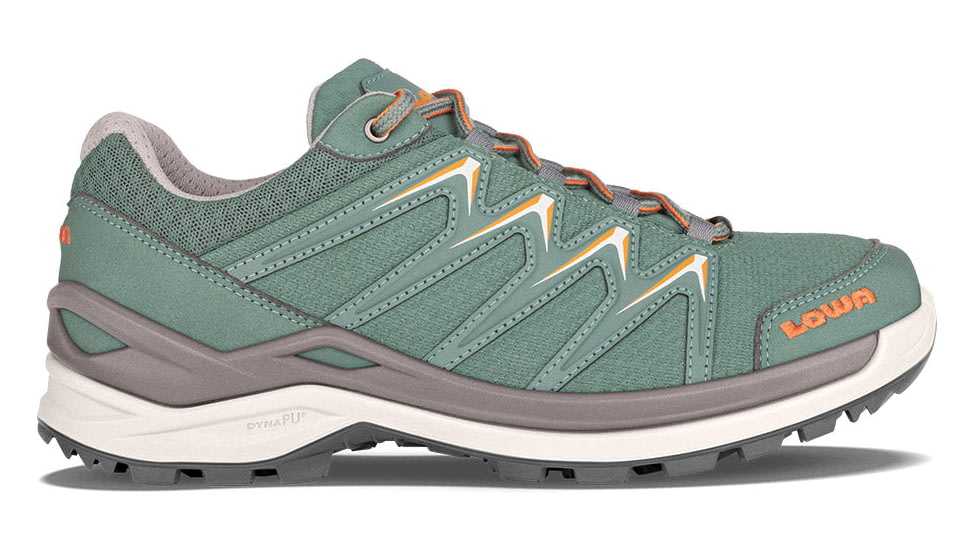Lowa Innox Pro GTX Lo Hiking Shoes - Women's, Conifer/Mandarin, 8.5, 3207097119-CONMAN-M-8.5