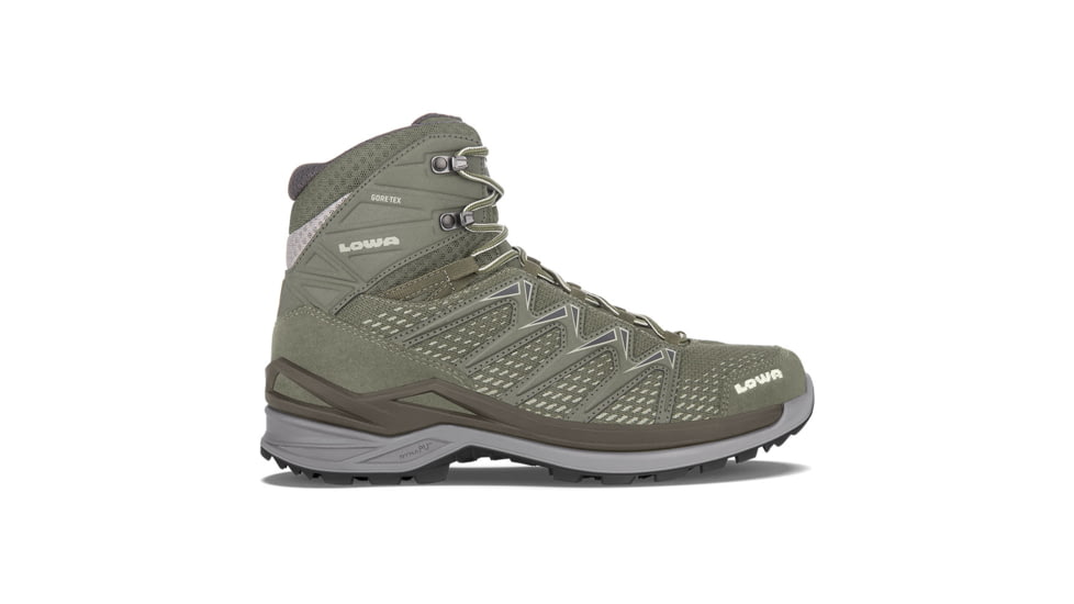 Lowa Innox Pro GTX Mid Hiking Shoes - Men's, 10.5 US, Medium, Olive, 3107030748-OLIVE-10.5 US