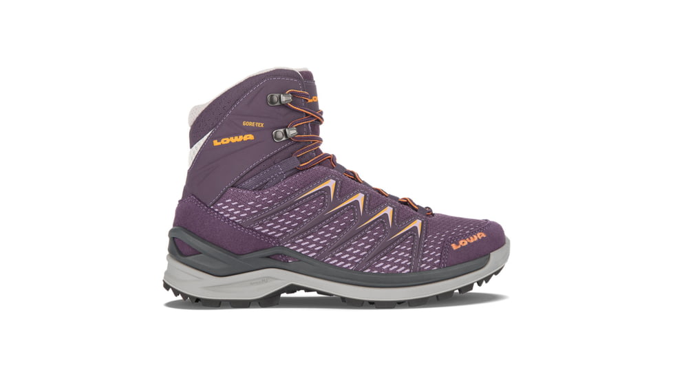 Lowa Innox Pro GTX Mid Hiking Boots - Women's, Blackberry/Manderin, 8 US, Medium, 3207035719-BKBRMA-8 US