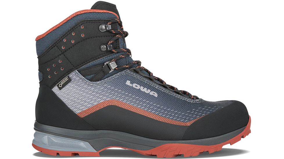 Lowa Irox GTX Mid Backpacking Boot - Men's, Navy/Rust, 11.5, Medium, 2107466975-NAVRST-M115