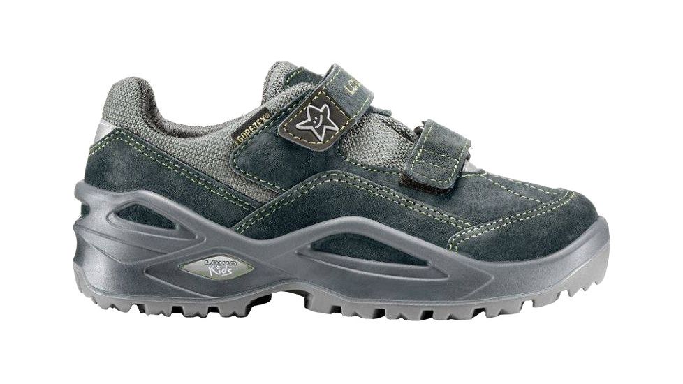Lowa Jill GTX Lo Casual Shoe - Kid's-Anthracite/Green-13 Kid