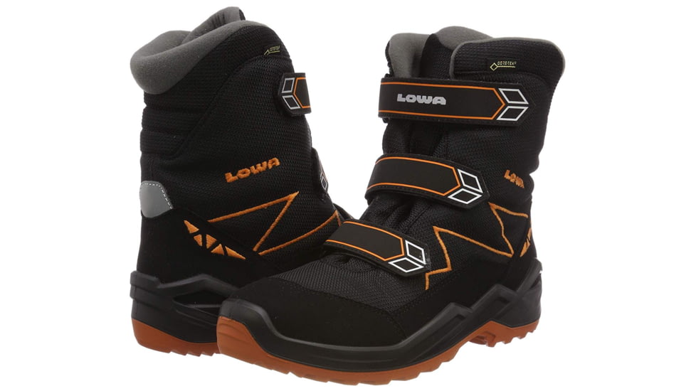 Lowa Juri GTX Hi Footwear Winter Boots - Unisex, Black/Orange, Medium, 13, 6405520920-BO-MD-M310