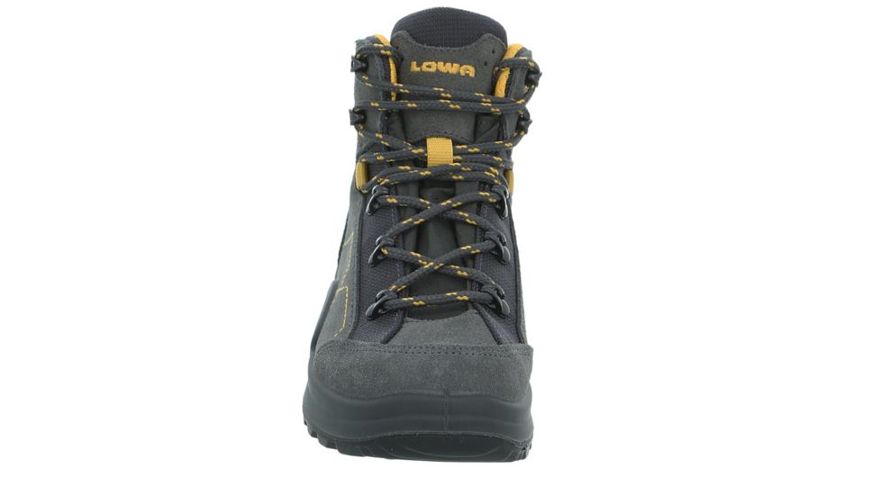 Lowa Kody III GTX Mid Footwear Boots - Unisex, Anthracite/Yellow, Medium, 4, 3500999750-AL-MD-M360