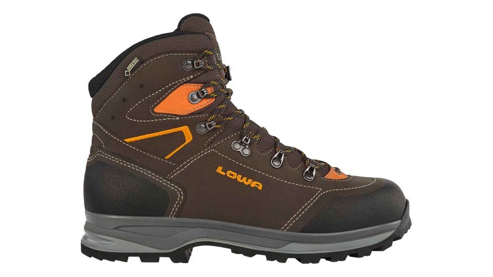 Lowa Lavaredo GTX Backpacking Boot - Mens, Slate/Orange, 12, Wide, 2107239723-SLTORG-M120