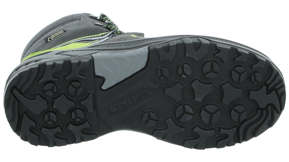 Lowa Ledro GTX Mid Footwear Boots - Unisex, Anthracite/Lime, Medium, 11, 3401089702-AM-MD-M280
