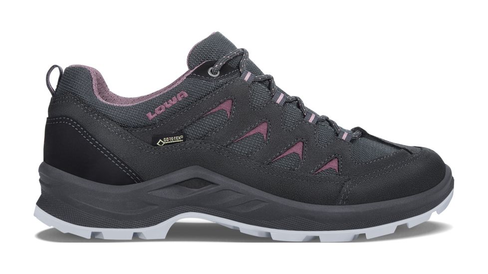 Lowa Levante GTX Lo Hiking Shoe - Womens, Anthracite/Rose, 7, Medium, 3205779707-ANTROS-M070