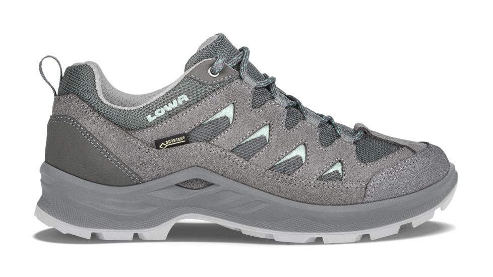 Lowa Levante GTX Lo Hiking Shoe - Womens, Graphite/Jade, 7, Medium, 3205779781-GRPJAD-M070