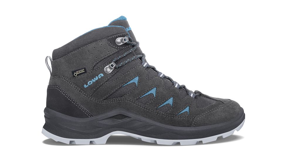 Lowa Levante GTX QC Hiking Shoe - Womens, Anthracite/Turquoise, 8, Medium, 3205909768-ANTTUR-M080
