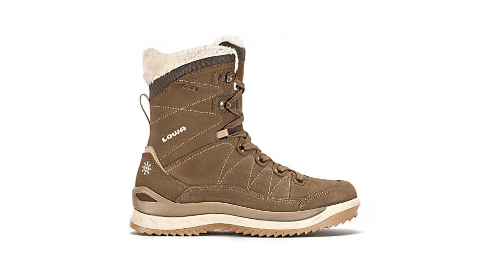 Lowa Leventina GTX Mid Winter Boot - Womens, Taupe/Cream, 6.5, 4205104601-T/Cr-M-6.5