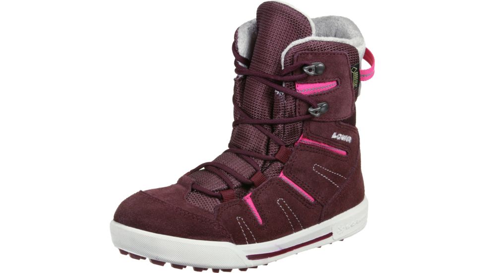 Lowa Lilly II GTX Mid Footwear Winter Boots - Unisex, Burgundy/Berry, Medium, 3, 3401313751-BR-MD-M340