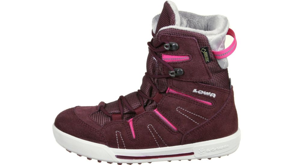 Lowa Lilly II GTX Mid Footwear Winter Boots - Unisex, Burgundy/Berry, Medium, 3, 3401313751-BR-MD-M340