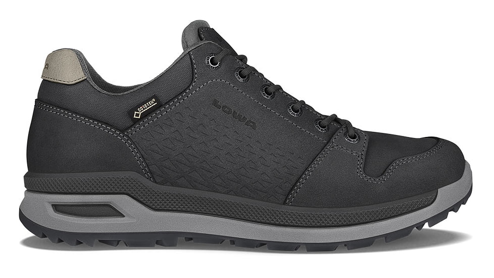 Lowa Locarno GTX Lo Hiking Boots - Mens, Anthracite, Medium, 12, 31812937-A-MM-12