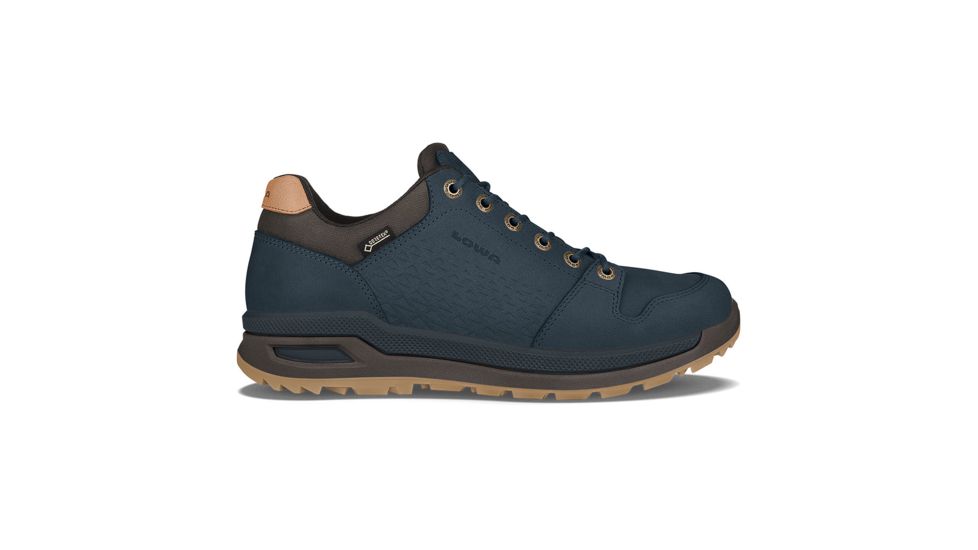 Lowa Locarno GTX Lo Hiking Boots - Mens, Navy, Medium, 7.5, 3108120649-NAVY-MD-7.5