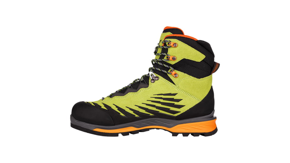 Lowa Lowa Alpine Evo GTX Boots - Mens, Lime/Flame, 10, 2100707253-LIMFLM-M-10