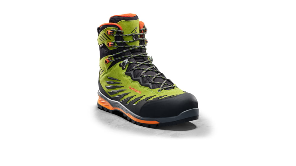Lowa Alpine Evo GTX Boots - Men's, Lime/Flame, 10, 2100707253-LIMFLM-M-10