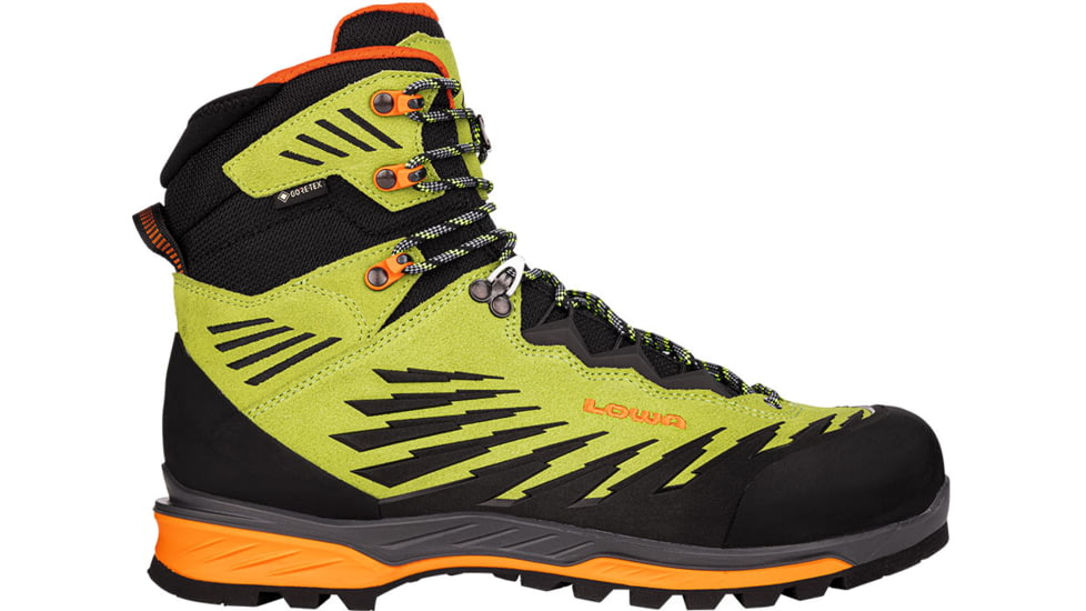 Lowa Lowa Alpine Evo GTX Boots - Mens, Lime/Flame, 10, 2100707253-LIMFLM-M-10