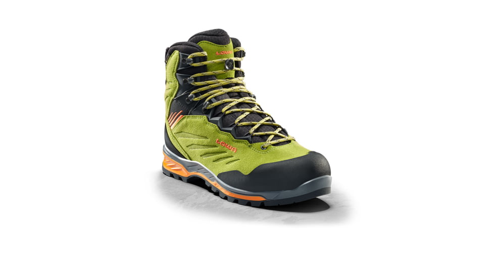 Lowa Lowa Cadin II GTX Mid Shoes - Mens, Lime/Flame, 11, 2100957253-LIMFLM-M-11
