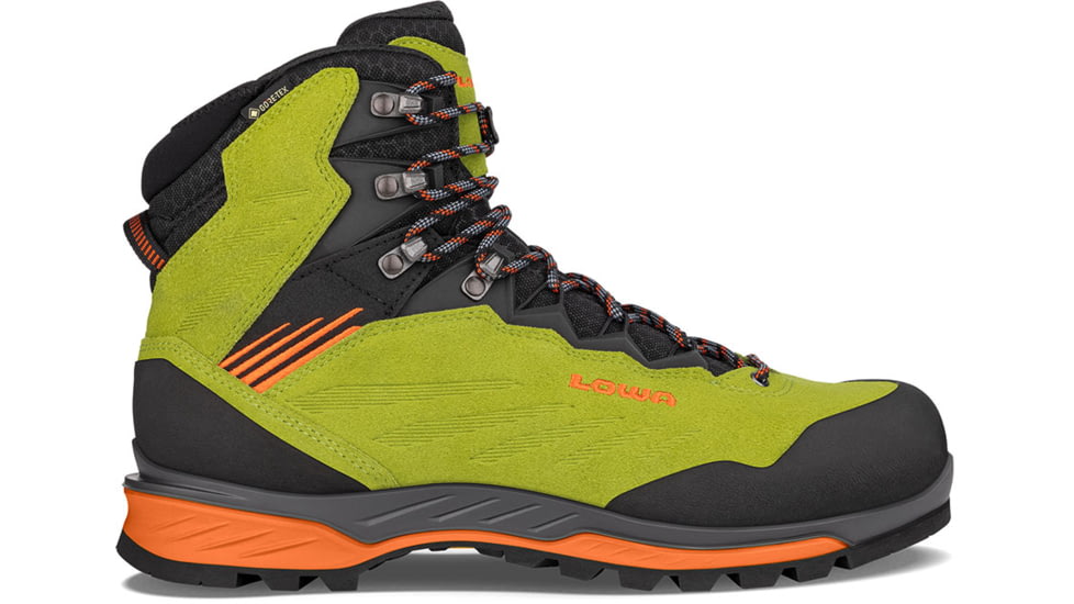 Lowa Lowa Cadin II GTX Mid Shoes - Mens, Lime/Flame, 11, 2100957253-LIMFLM-M-11