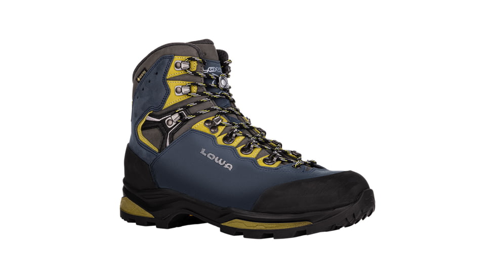 Lowa Lowa Camino Evo GTX Shoes - Mens, Steel Blue/Kiwi, 11, 2106277923-STBUKI-M-11