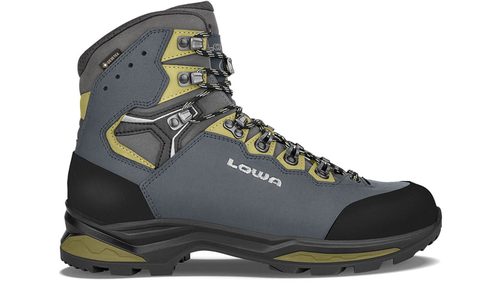USED, Lowa Camino Evo GTX Shoes - Mens, Steel Blue/Kiwi, 12, 2106277923-STBUKI-M-12