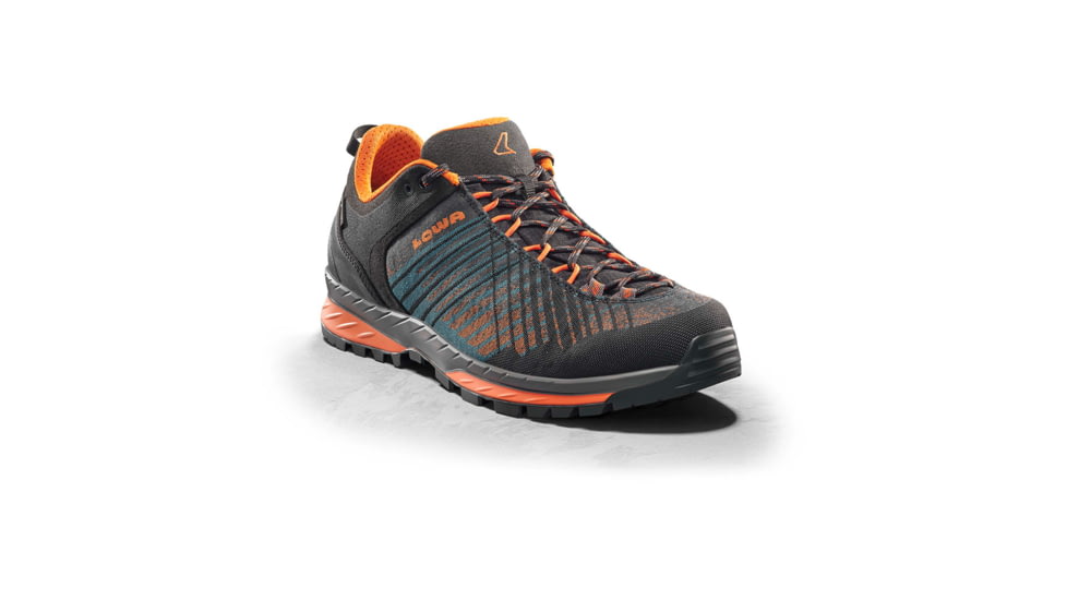 Lowa Lowa Carezza GTX Low Shoes - Mens, Anthracite/Orange, 11.5, 2100659720-ANTORG-M-11.5
