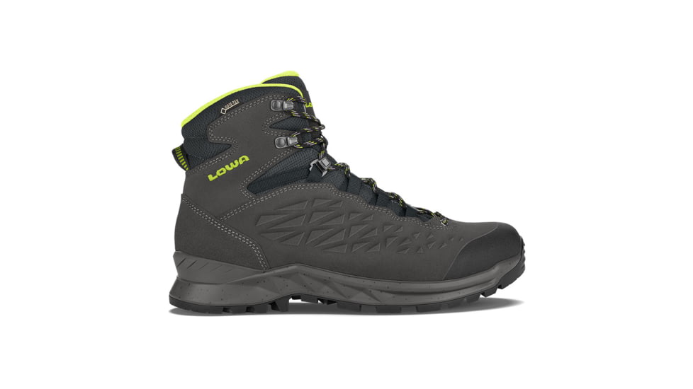 Lowa Lowa Explorer GTX Mid Backpacking Shoes - Mens, Anthracite/Lime, 10.5 US, Medium, 2107129702-ANTLIM-10.5 US