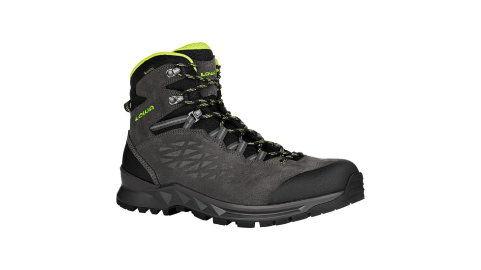 Lowa Lowa Explorer II GTX Mid Shoes - Mens, Anthracite/Lime, 14, 2107609702-ANTLIM-M-14