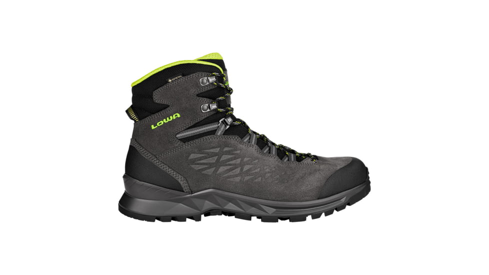 Lowa Lowa Explorer II GTX Mid Shoes - Mens, Anthracite/Lime, 14, 2107609702-ANTLIM-M-14