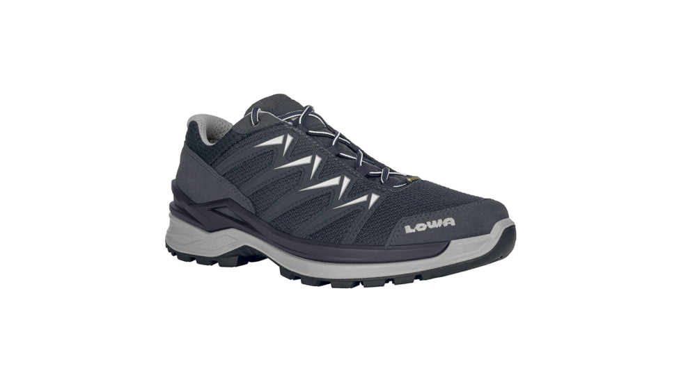 Lowa Lowa Innox Pro GTX Lo Hiking Shoes - Mens, Steel Blue/Off White, 10.5, 3107097910-SBUOWT-M-10.5