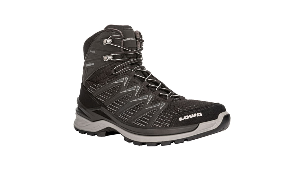 Lowa Lowa Innox Pro GTX Mid Hiking Shoes - Mens, Black/Grey, 16, 3107039930-BLKGRY-M-16