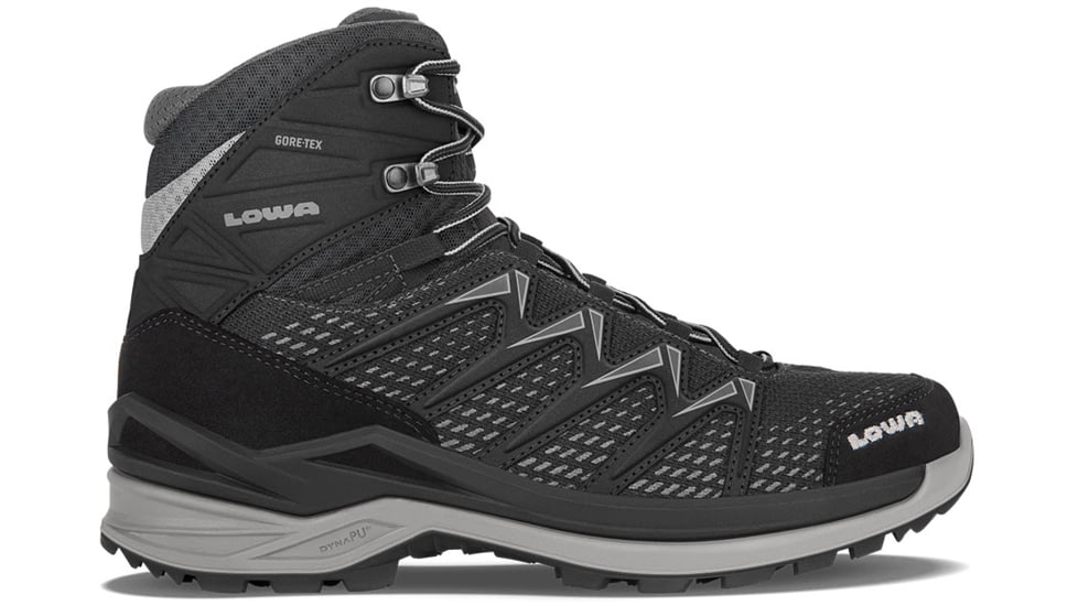 Lowa Lowa Innox Pro GTX Mid Hiking Shoes - Mens, Black/Grey, 16, 3107039930-BLKGRY-M-16
