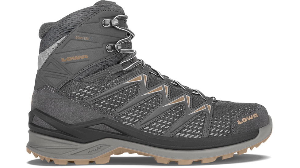 Lowa Innox Pro GTX Mid Hiking Shoes - Men's, Graphite/Bronze, 11, 3107037944-GRPBRZ-M-11